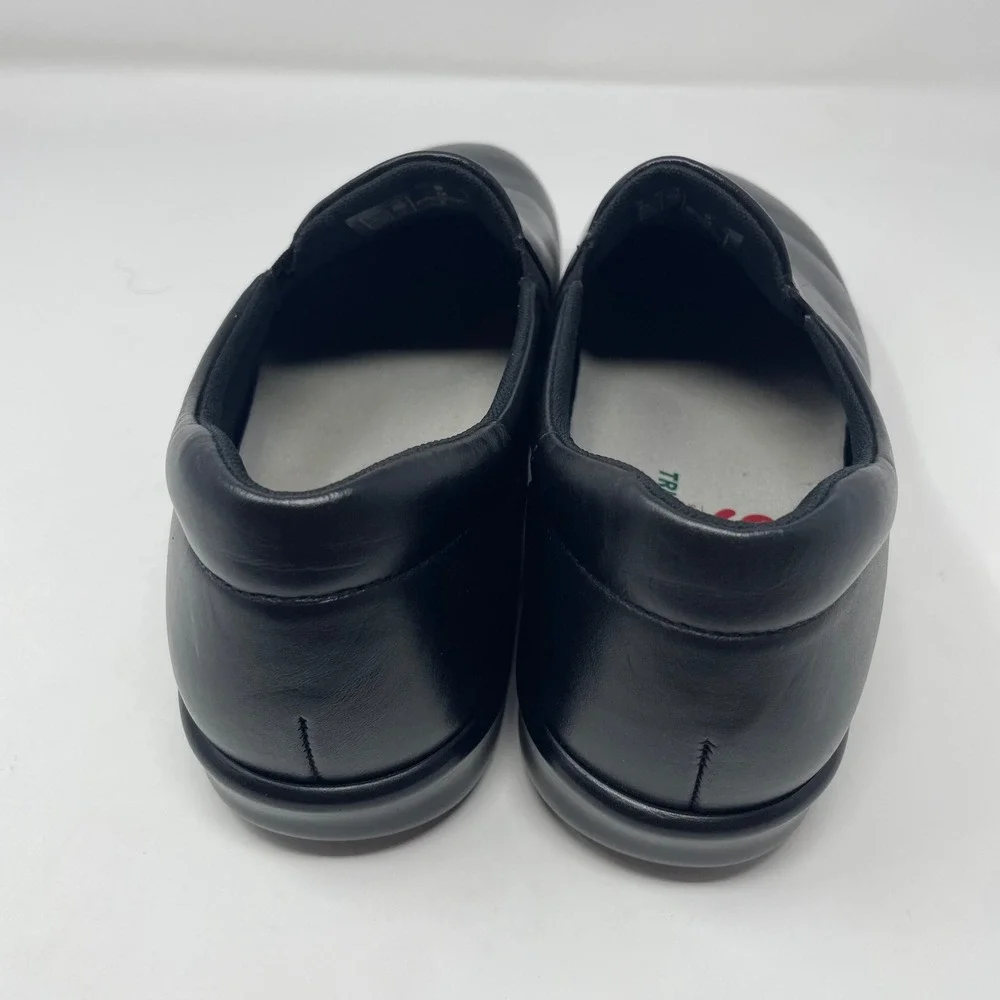 SAS Tripad Comfort Black Leather Slip On Loafers Shoes Womens 9 M Made in USA
